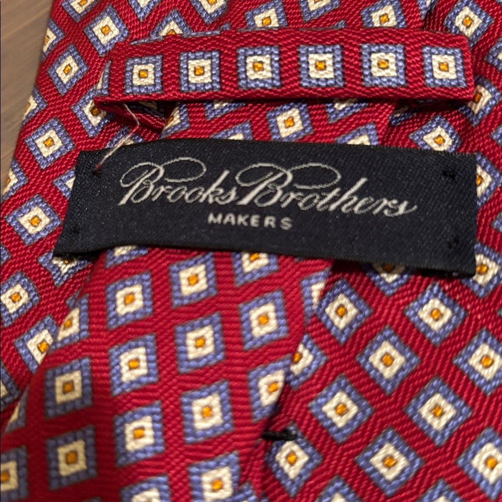 BROOKS BROTHERS Makers pure silk tie - Picture 4 of 4